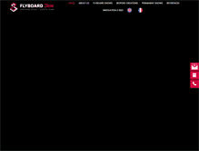 Tablet Screenshot of flyboard-show.com